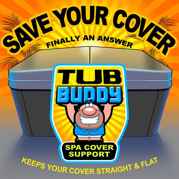 Tub Buddy Hot Tub Cover and Spa Support (EXTEND YOUR COVER LIFE) Made in the US